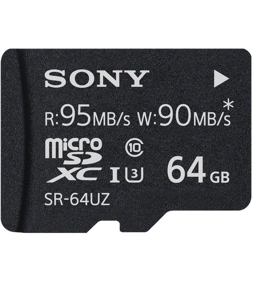 Sony SR-UZA-Series 95MB/s microSDXC UHS-I 64GB 